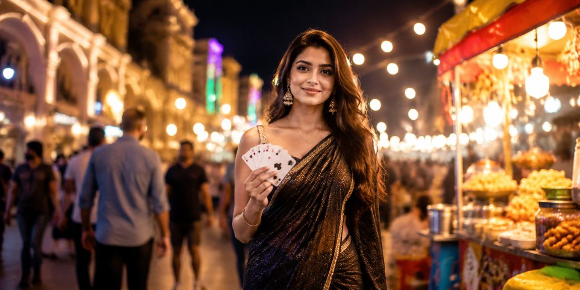 Indian mobile user playing sports betting on smartphone